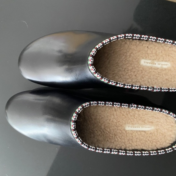 Loeffler Randall Maude Black Leather Clogs (Size 8) BNIB - Picture 5 of 7